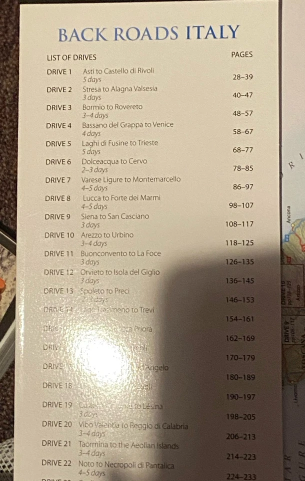 DK Eyewitness Back Roads Italy Travel Guide 25 Scenic Drives & Pull Out Map - Image 2 of 4