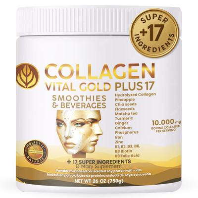 Pineapple Collagen Powder 26 Oz | BioSynergy Wellness Formula +17 Ingredients.