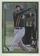 2015 Bowman Draft Chrome Green Refractor 38/99 Renato Nunez #126 1b8