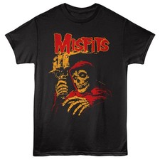 THE MISFITS Band T Shirt HALLOWEEN CRIMSON GHOST Mens Punk Rock Music Black