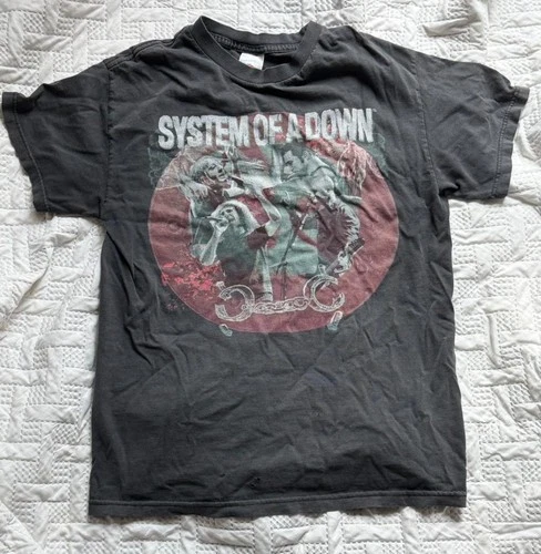 System Of A Down RARE 90s Grunge Metal Medium Concer 1990s vintage concert t-shirt, vintage, size M, single stitch, B+ condition