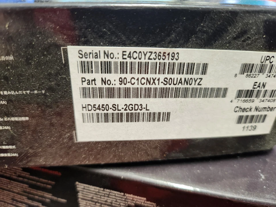 ASUS HD5450-SL-2GD3-L - 2GB DDR3 - Scheda Video Grafica - usata testata OK - Immagine 3 di 4