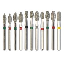 Dental diamond burs Football Diamond Bur FG Fine Coarse High Speed Friction Grip