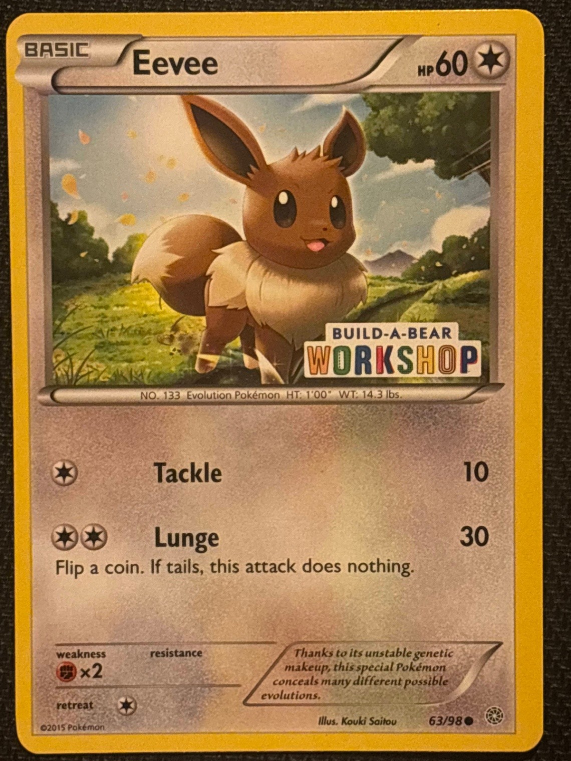 Eevee - 63/98 (Build-A-Bear Workshop Exclusive) Promo 063/098 NM