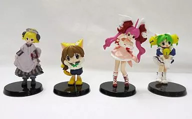Di Gi Charat Bandai Real Figure Lot of 4 Complete - Picture 1 of 1