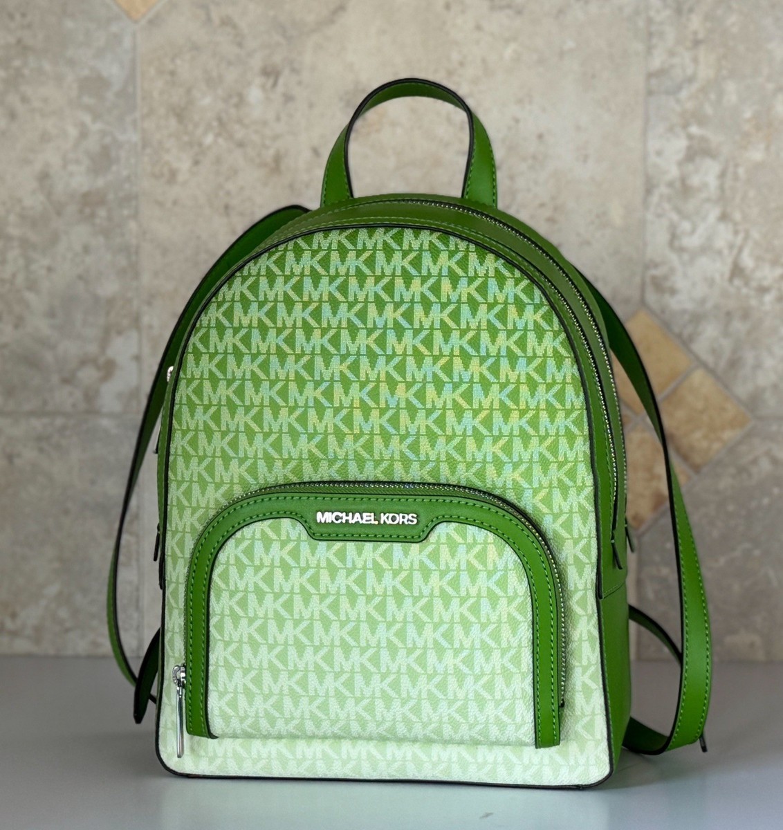 MICHAEL KORS JAYCEE MEDIUM ZIP POCKET BACKPACK MK OMBRE