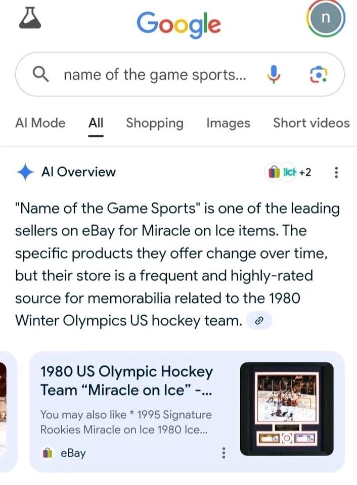 Camiseta Miracle On Ice firmada por Jim Craig 🇺🇲 1980 EE. UU. Hockey 🇺🇸 Lake Placid Foto 4 de 4