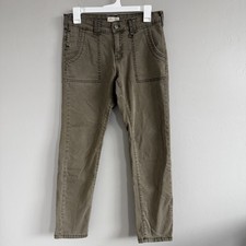 Anthropologie Pilcro Jefferson Utility Pants Holly Green 27 R Excellent Conditio