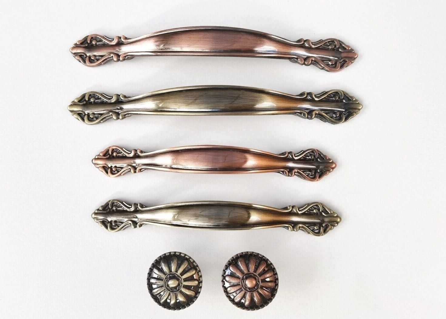 Traditional Handles Copper Bras Antique Kitchen Door Handles eBay