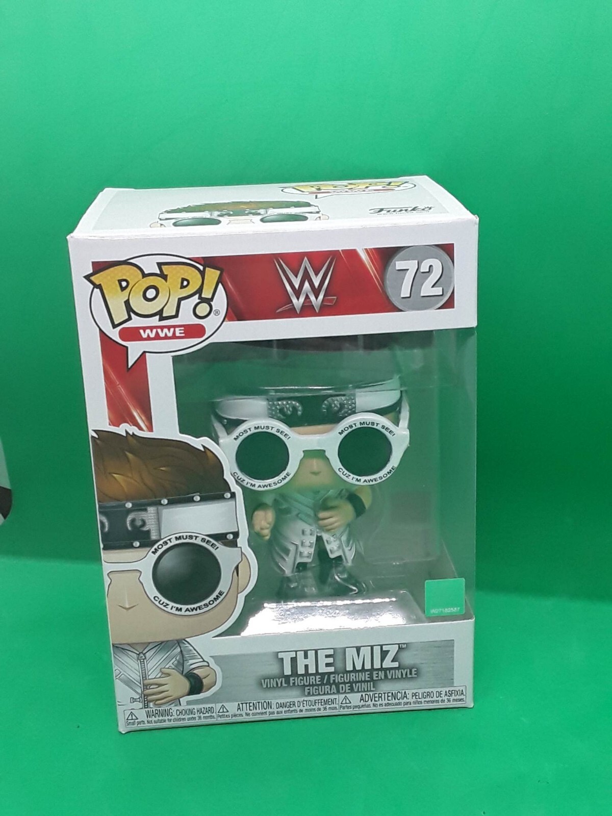 Figura De Acción De Vinilo Funko Pop #72 Wwe The Miz Coleccionable Nueva