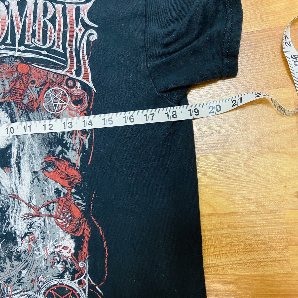 Rob Zombie Venomous Rat Concert Tour Promo Merch (Sz Medium) Delta Pro Tee Metal View 5