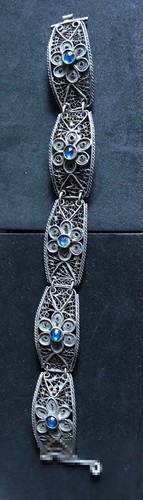Armband aus Silber Handarbeit Länge ca 19 cm - Bild 1 von 2