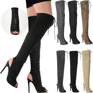 lace up heeled boots womens