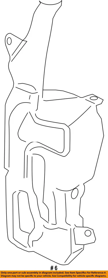 Used Washer Fluid Reservoir fits: 2010 Chevrolet Silverado 1500 pickup  Grade A - Image 4 of 4