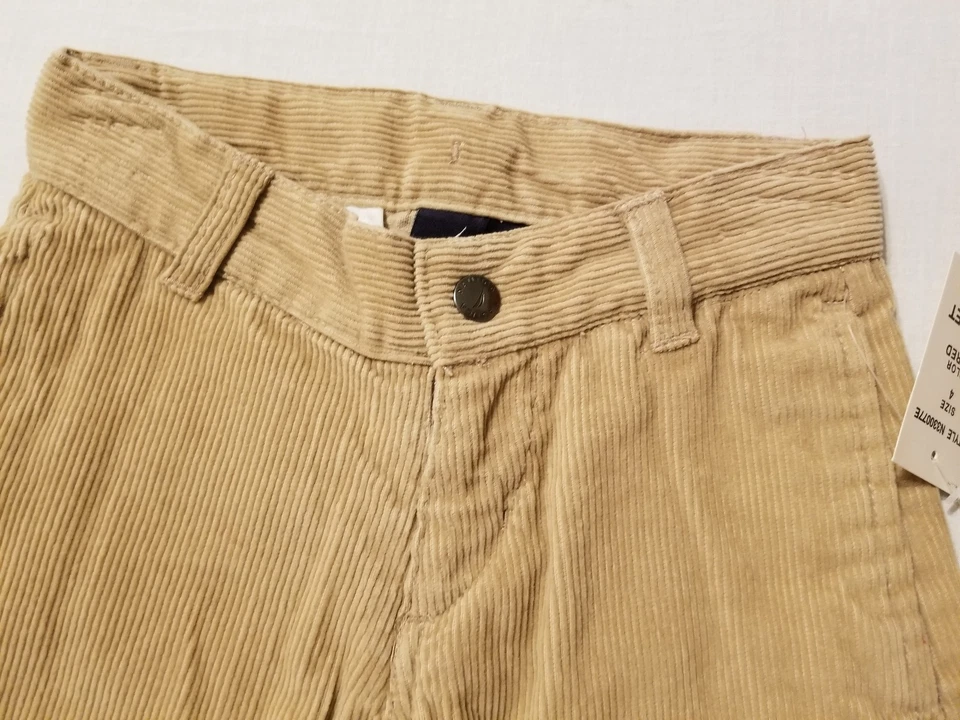 NUEVO CON ETIQUETAS Nautica Niños Talla 4 Pantalones Camisa Cárdigan Suéter Conjunto de 3 Piezas Rojo Negro Tostado Niños Foto 3 de 4