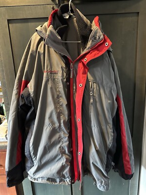 Columbia Bugaboo Jacket Mens Large - Omni-Tech Outdoor Ski: 2-in-1 Winter Coat
