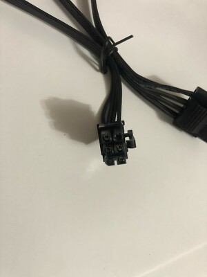LOT 2 Pcs  SEASONIC  6 Pin  To 2x MOLEX  IDE  Power Supply CABLE FOR SEASONIC PW