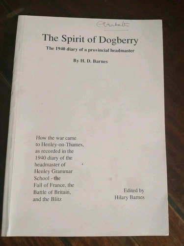 The Spirit of Dogberry 1940 Diary The Fall of France Battle of Britain Blitz - Picture 1 of 9
