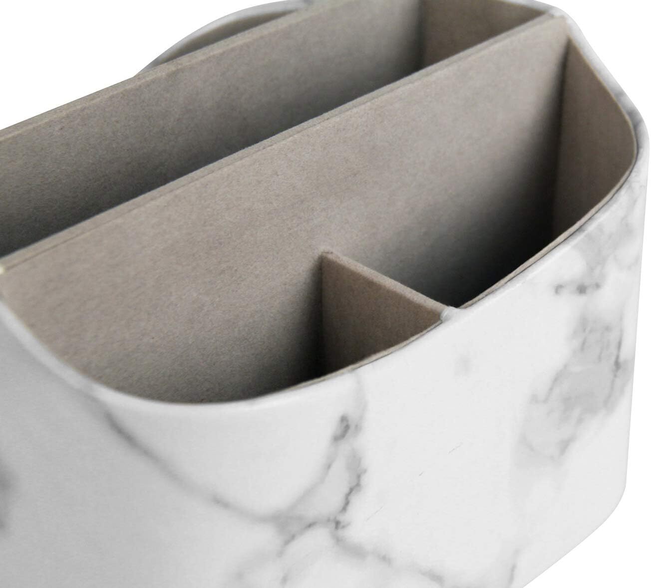 HofferRuffer Spinning Remote Control Holder, Controller White,Grey 