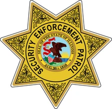 STICKER CIVIL ILLINOIS SECURITY ENFORCEMENT PATROL