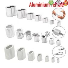 Aluminium Wire Rope Ferrules Sleeve Crimping Alu Loop For Marine Stainless Wire