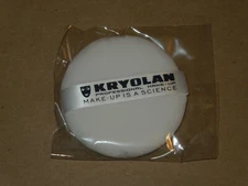 (Lot of 5) - Kryolan Powder Puff White 8cm - Apply Makeup - New Old Stock