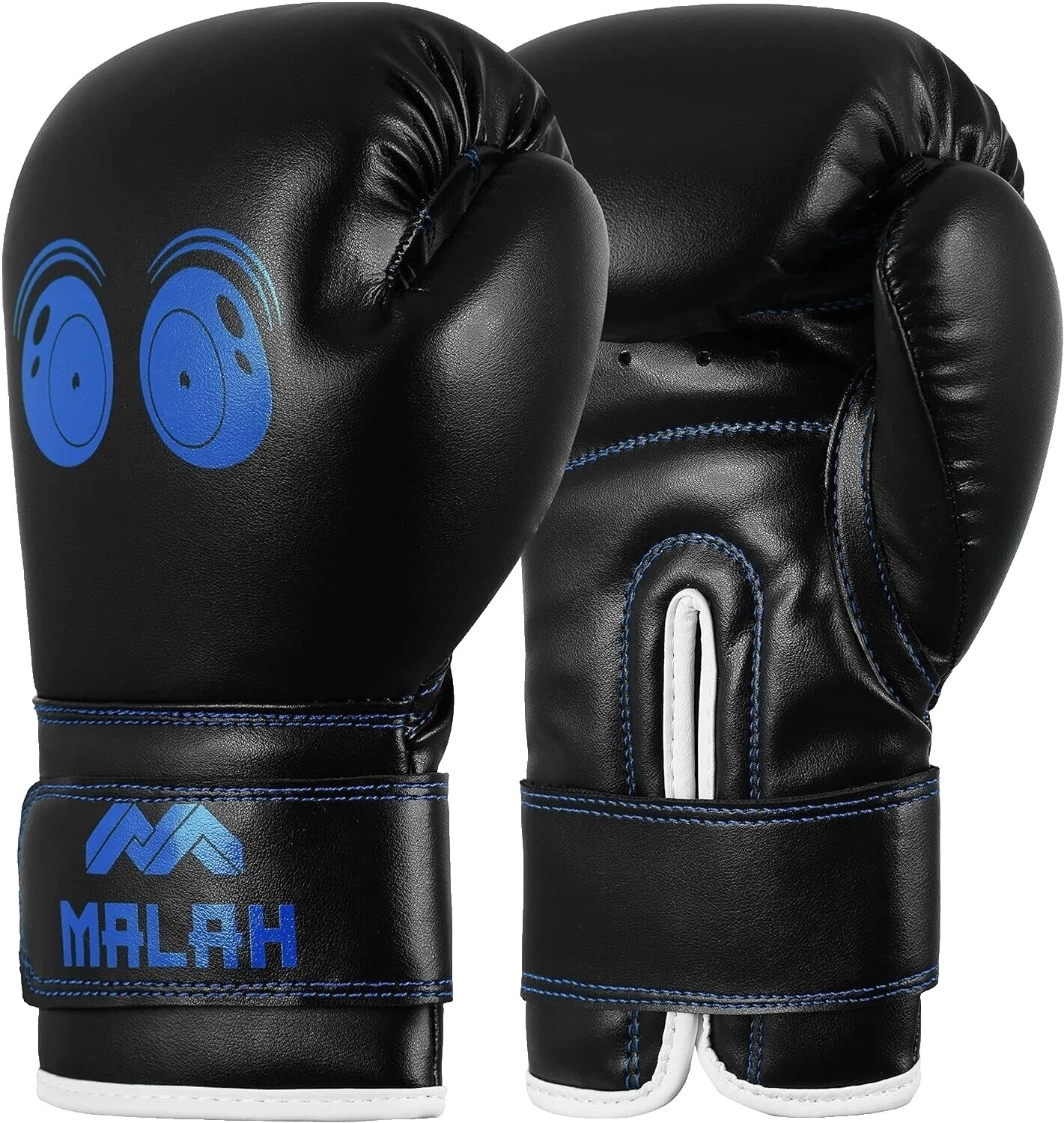 Guantes de boxeo negros unisex para niños