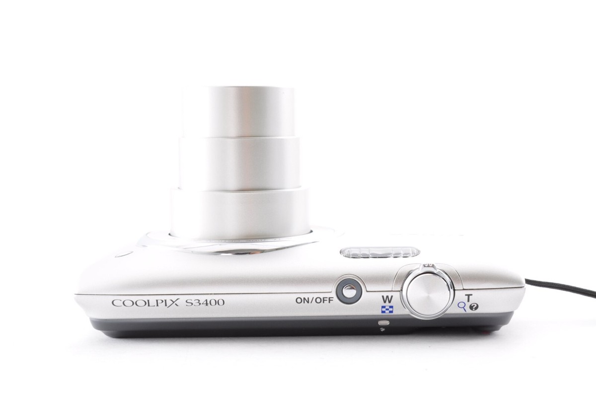 Nikon Coolpix S3400 Crystal Silver Exc+5 Compact Digital Nikon Coolpix S3400 Crystal Silver Exc+5 Compact Digital