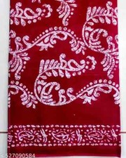 Women's Cotton Saree With Separate Blouse Piece