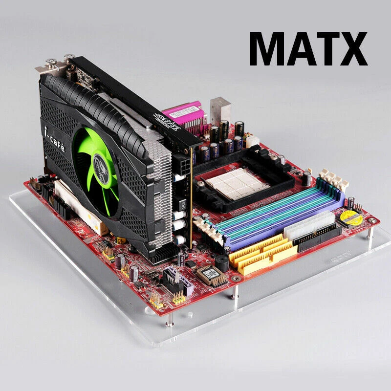Mini ATX ITX MATX EATX Bench Open Air Case Motherboard Computer Frame Base Lot - Image 2 of 4