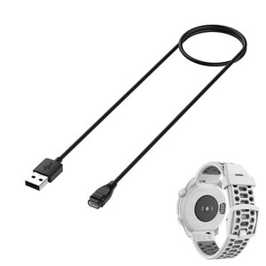 Cable Usb C Câble USB Kwmobile Pour COROS Pace 2/APEX/VERTIX - Chargeur Pratique Pour Montre Connectée Sport - Noir Câble Fitness Tracker