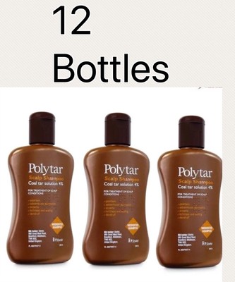 Polytar scalp coal tar shampoo 150ml (12 bottles) Fast ...