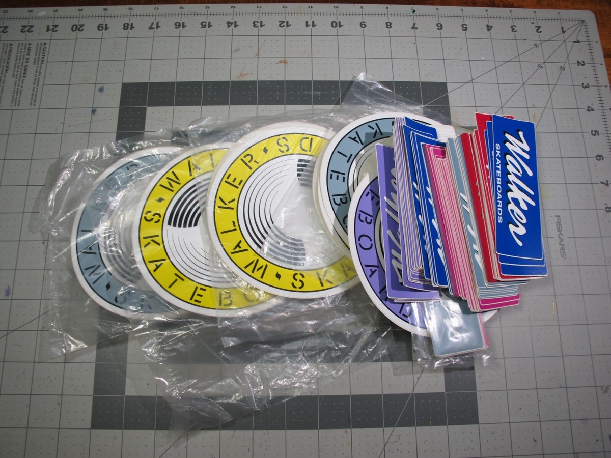 スケートボード Walker vtg skateboard sticker vtg 1980s skateboard sticker lot Walker - 185 total pcs. | eBay