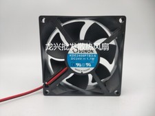 1 PCS SUNON Fan KDE2408PTB3-6 DC 24V 1.7W 80X80X25MM 2 wire cooling fan