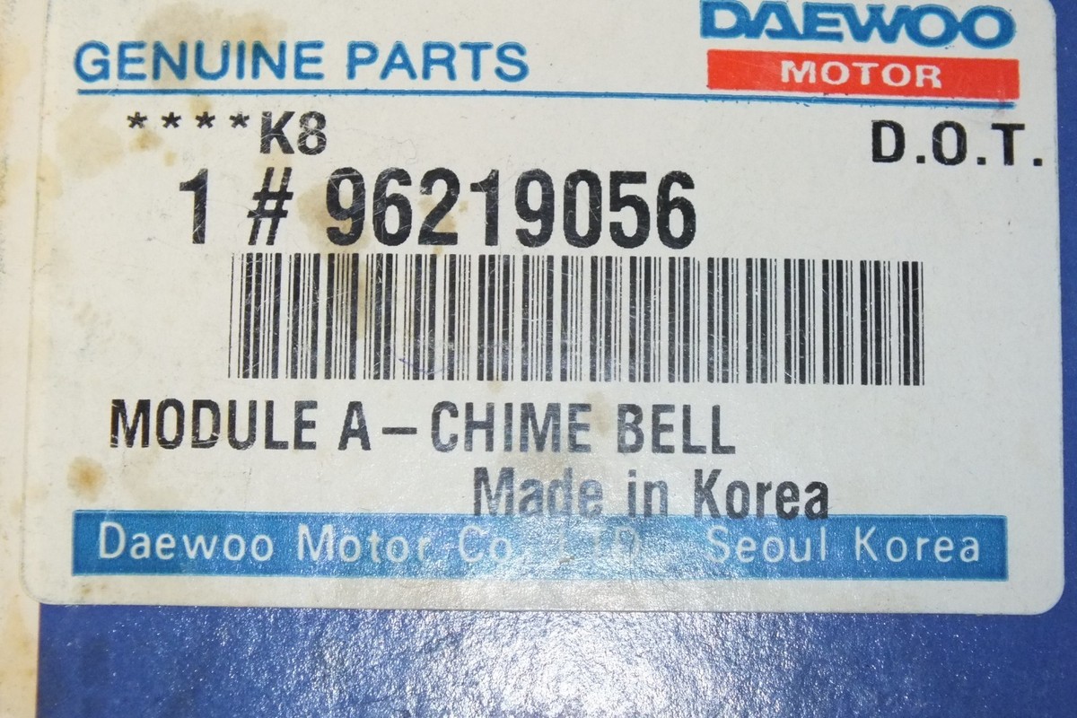 OEM NEW 99-02 DAEWOO NUBIRA LEGANZA CHIME BELL MODULE