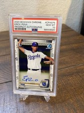 Erick Pena 2020 Bowman Chrome 1st Auto PSA 10 GEM MINT Prospect Autograph RC MLB