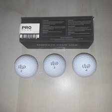 Vice Golf Pro Plus White Golf Balls Sleeves 3 Golf Balls