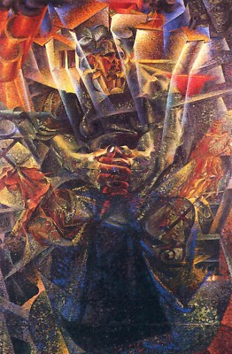 Materia : Umberto Boccioni : 1912 : Archival Quality Art Print