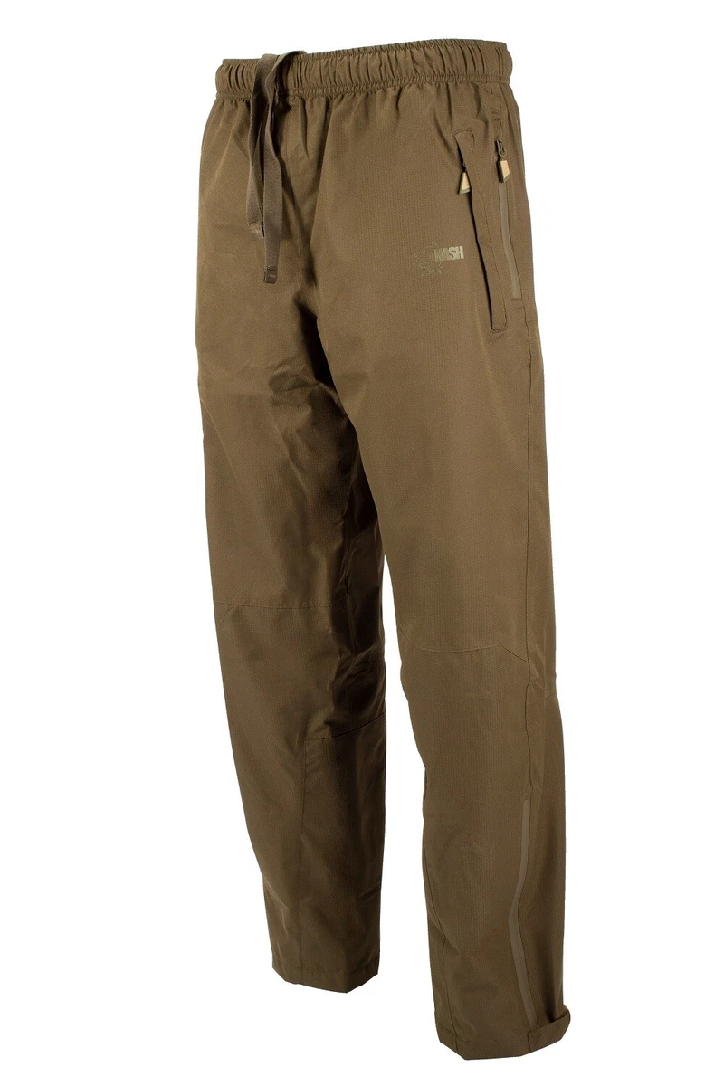Nash Lightweight Waterproof Trousers Green All Sizes Fishing Clothing NEW