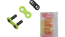D.I.D. DID 525 Chain VR Rivet Connecting Link x2 Neon Yellow VR46 ZJ525VR46