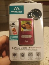 Digital Photo Viewer by Merkury Innovations Portable LCD with Key Chain