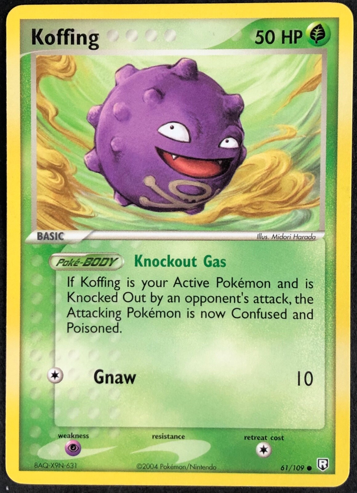 Pokemon Card Koffing (EX Team Rocket Returns) 81/109 EXC/NM Non-Holo Common  TCG! | eBay