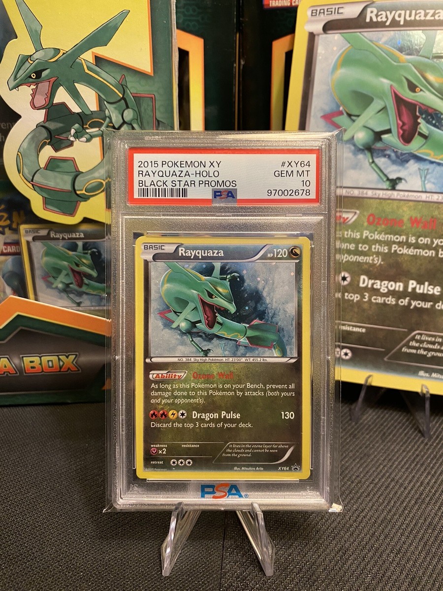 Pokémon Rayquaza Holo Black Star Promo XY64 PSA 10 Pop 2 | eBay Pokémon Rayquaza Holo Black Star Promo XY64 PSA 10 Pop 2 | eBay