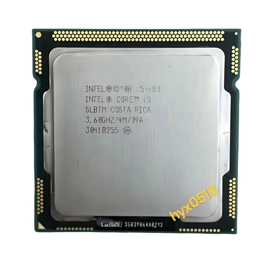 Intel Core i5-680 CPU Dual-Core 3.6GHz / 4MB LGA1156 SLBTM Processor 73W Tested - Image 3 of 3