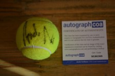 ANDRE AGASSI signed autograph in person TENNIS BALL Laver Cup ACOA CERTIFICATE