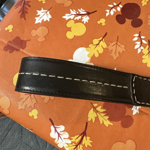 Loro Piana made in Italy brown leather men’s belt with white stitching size 42 - Picture 4 of 10