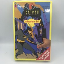 Batman Animated Series Colorforms Adventure Play Set Vintage 1993 Stick  Peel