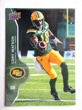 Cory Watson #37 Upper Deck 2017 Football Card (Edmonton Eskimos) 