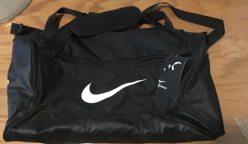 New Medium Nike Brasilia 61L Black  Duffle Bag Vermont Catamounts - 第 1/5 張圖片
