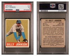 1948 Leaf Billy Johnson #14 PSA 5 EX